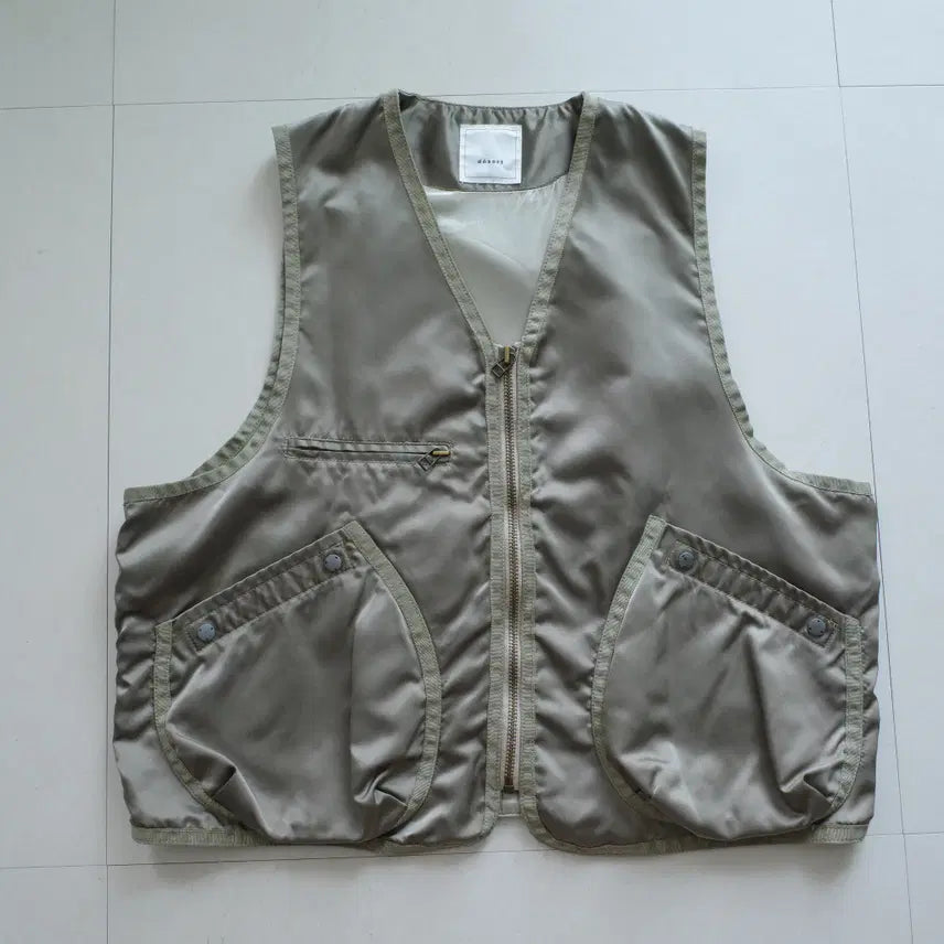 [BUNJANG] Dezert Utility Zip-Up Vest L / 90s 빈티지 아카이브 데자토 dezert 유틸리티 집업 베스트 조끼 L