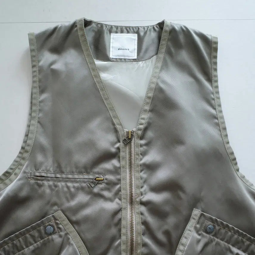 [BUNJANG] Dezert Utility Zip-Up Vest L / 90s 빈티지 아카이브 데자토 dezert 유틸리티 집업 베스트 조끼 L