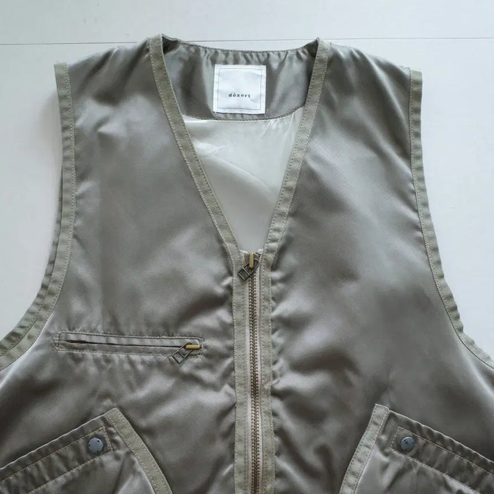 [BUNJANG] Dezert Utility Zip-Up Vest L / 90s 빈티지 아카이브 데자토 dezert 유틸리티 집업 베스트 조끼 L