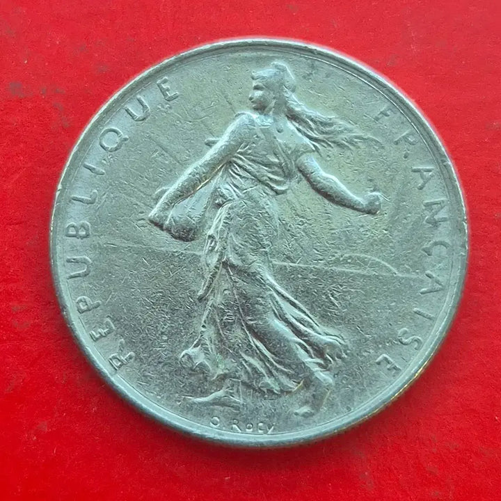 [BUNJANG] 1974 French 1 Franc Coin / 1974 프랑스 1프랑 동전 M1676