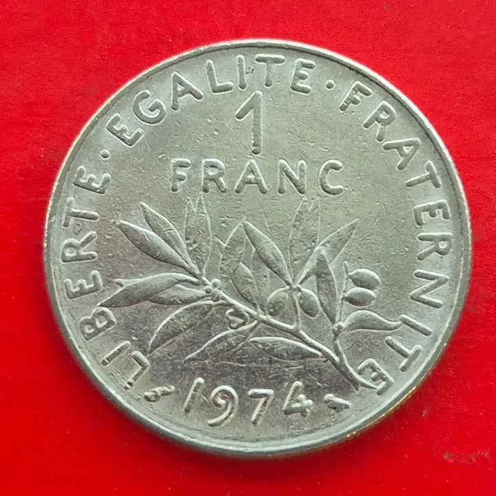 [BUNJANG] 1974 French 1 Franc Coin / 1974 프랑스 1프랑 동전 M1676
