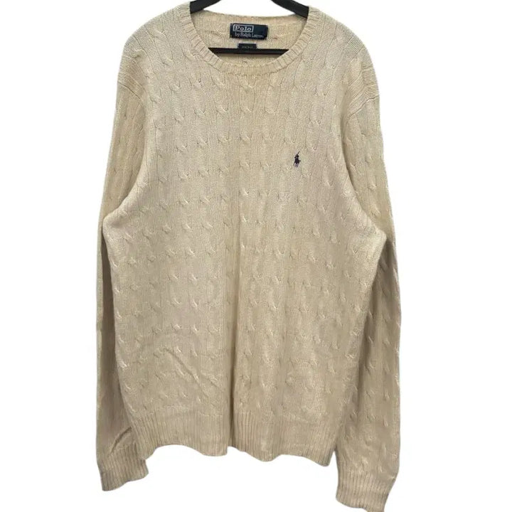 [BUNJANG] Polo Ralph Lauren Cable Knit Sweater XXL / 폴로랄프로렌 케이블 니트xxl