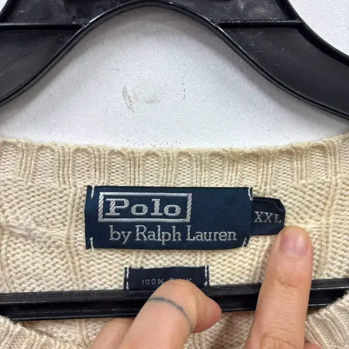 [BUNJANG] Polo Ralph Lauren Cable Knit Sweater XXL / 폴로랄프로렌 케이블 니트xxl