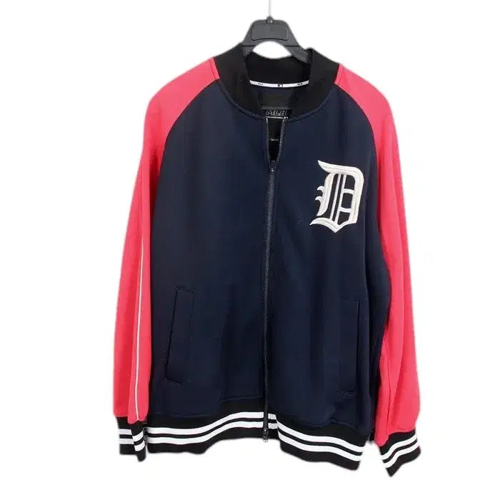 [BUNJANG] MLB Detroit Zip-up Baseball Jacket (Navy) - Men&