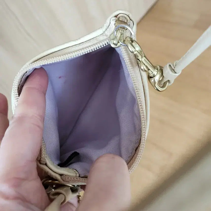 [BUNJANG] Coach Signature Mini Pouch Bag / 코치 시그니처 미니 파우치 백
