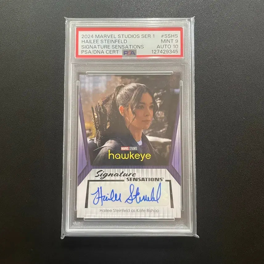 [BUNJANG] Upper Deck Kate Bishop Autograph Card / 마블 호크아이 케이트비숍 어퍼덱 사인카드 PSA등급카드 팝니다.
