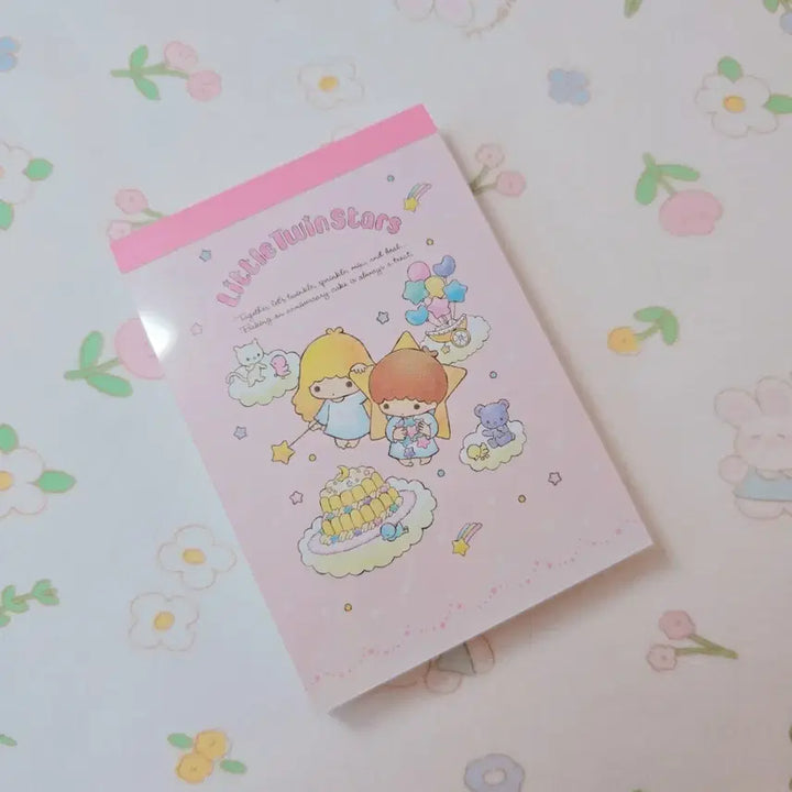 [BUNJANG] Sanrio Kiki &amp; Lala Little Twin Stars Mini Memo Pad / 일본정품)산리오 키키라라 리틀트윈스타 미니떡메 지류 다꾸