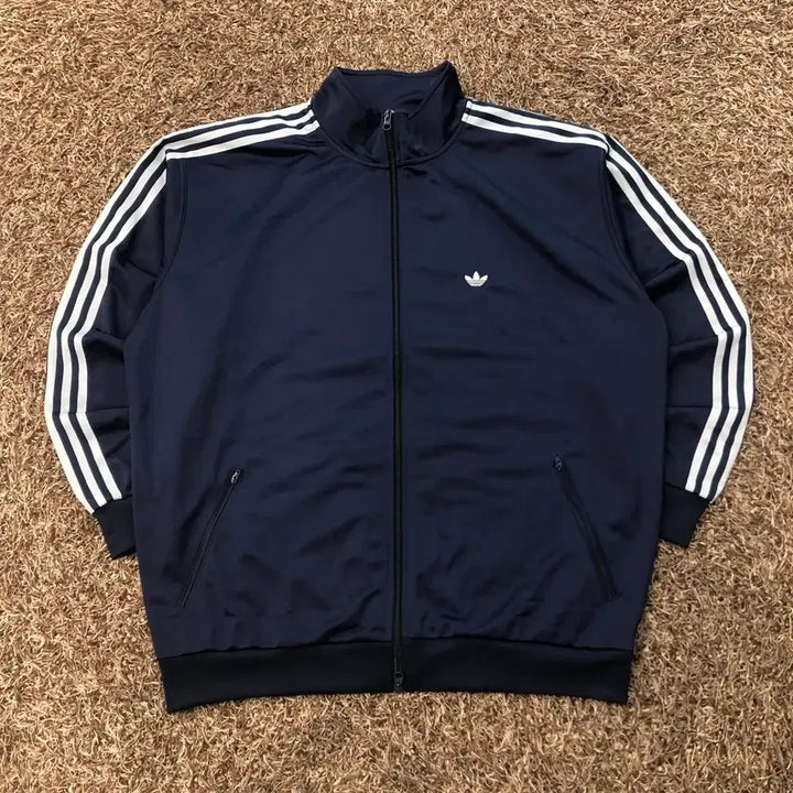 [SOLD OUT] XL 아디다스 베켄바우어 파이어버드 투우에이 네이비 져지 트랙 자켓