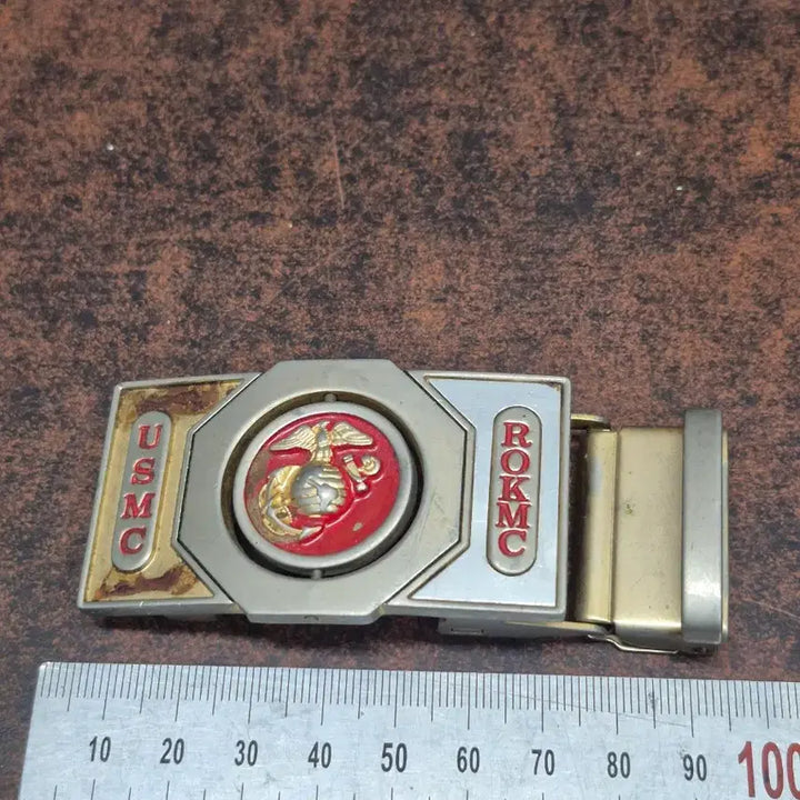 [BUNJANG] 1980s Korean Military Memorabilia Set / 1980년대  군대 기념품 세트 (전보, 손전등, 면도날, 계급장)