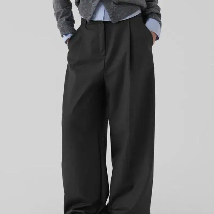 [BUNJANG] Autumn Wide Slacks / 어텀 와이드 슬랙스