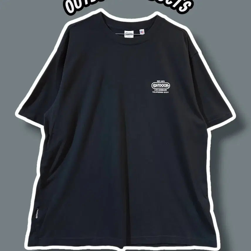 [BUNJANG] Outdoor Products Logo T-shirt (Black) - XL / XL/ 아웃도어프로덕츠 로고 반팔티 블랙 /0416