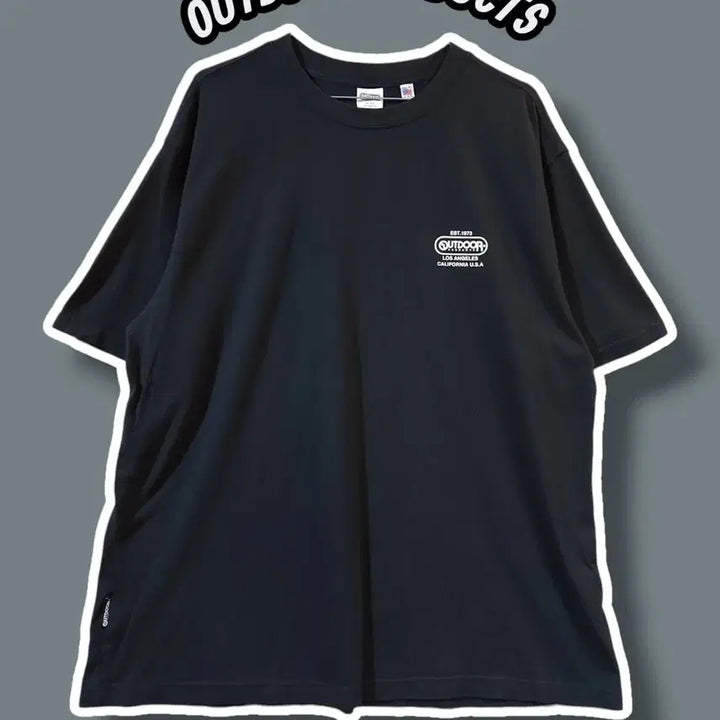 [BUNJANG] Outdoor Products Logo T-shirt (Black) - XL / XL/ 아웃도어프로덕츠 로고 반팔티 블랙 /0416