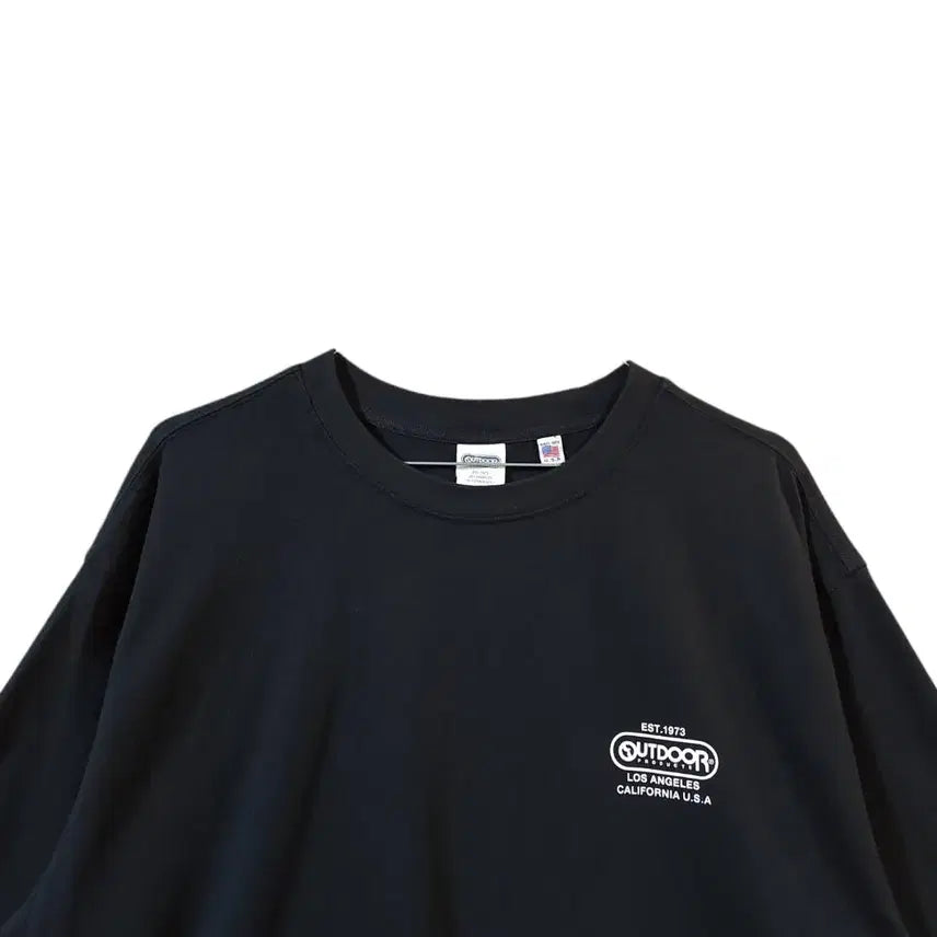 [BUNJANG] Outdoor Products Logo T-shirt (Black) - XL / XL/ 아웃도어프로덕츠 로고 반팔티 블랙 /0416