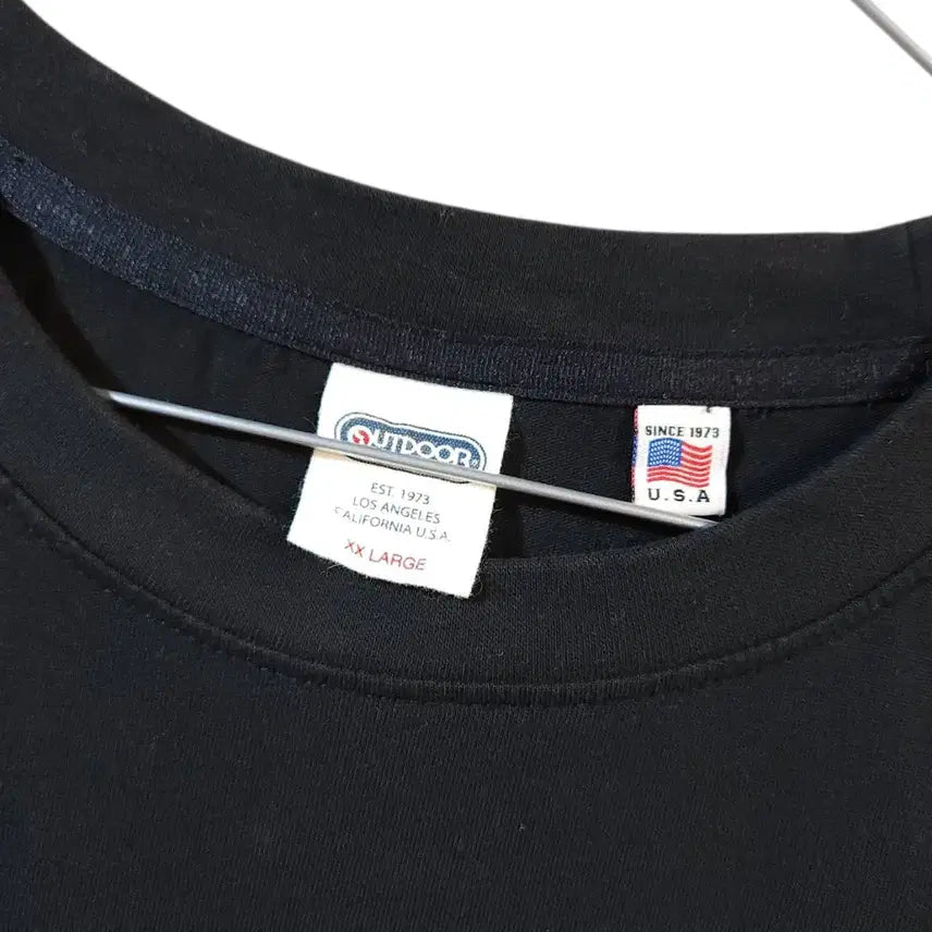 [BUNJANG] Outdoor Products Logo T-shirt (Black) - XL / XL/ 아웃도어프로덕츠 로고 반팔티 블랙 /0416