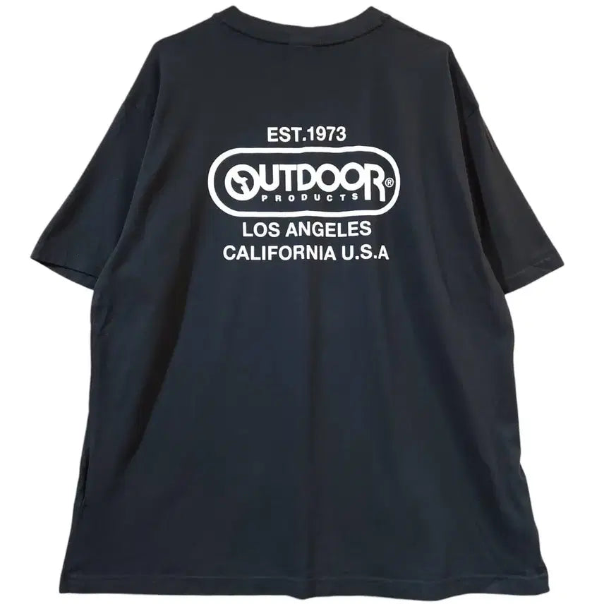 [BUNJANG] Outdoor Products Logo T-shirt (Black) - XL / XL/ 아웃도어프로덕츠 로고 반팔티 블랙 /0416