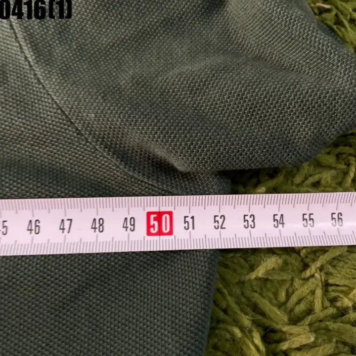 [SOLD OUT] 폴로 랄프로렌 카키색 커스텀핏 반팔 폴로티 L