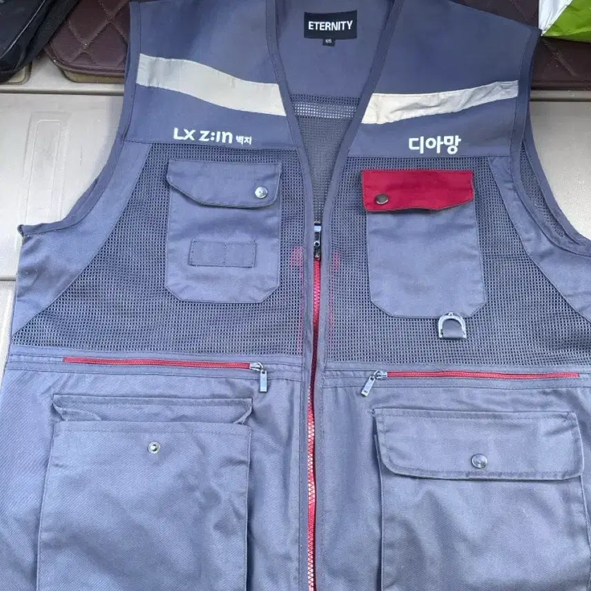 [BUNJANG] Eternity LX Z:in Mesh Work Vest / Eternity 작업 조끼 LX Z:in 망사조끼