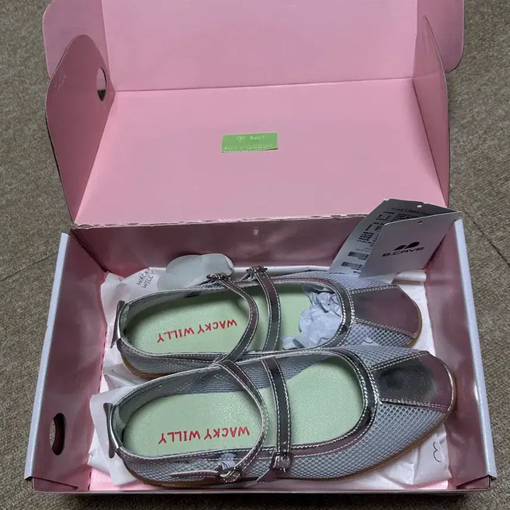[BUNJANG] Wakely Willy Solebo Mary Jane Silver Shoes / 20분착용 26S/S 와키윌리 솔레보 메리제인 실버 240(원가 109,