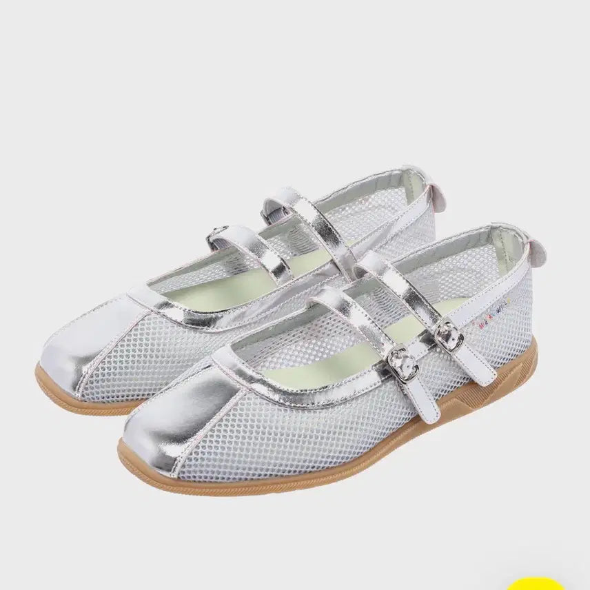 [BUNJANG] Wakely Willy Solebo Mary Jane Silver Shoes / 20분착용 26S/S 와키윌리 솔레보 메리제인 실버 240(원가 109,