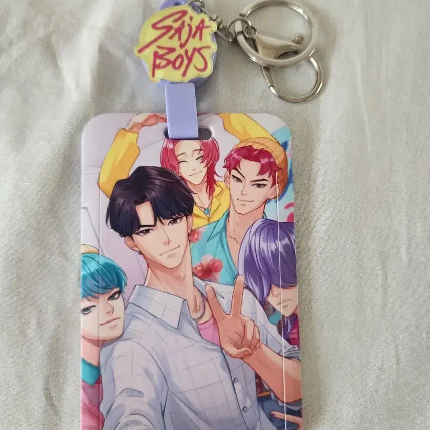 [BUNJANG] Saja Boys Card Holder Keyring / 사자보이즈 카드 홀더 키링