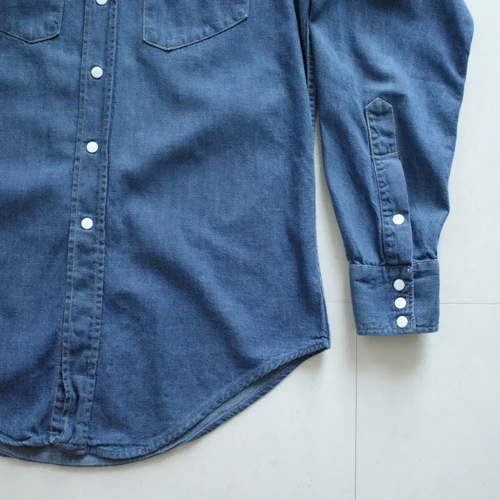 [SOLD OUT] 70s 빈티지 시어스 Sears 로벅 웨스턴 데님 셔츠 (L)