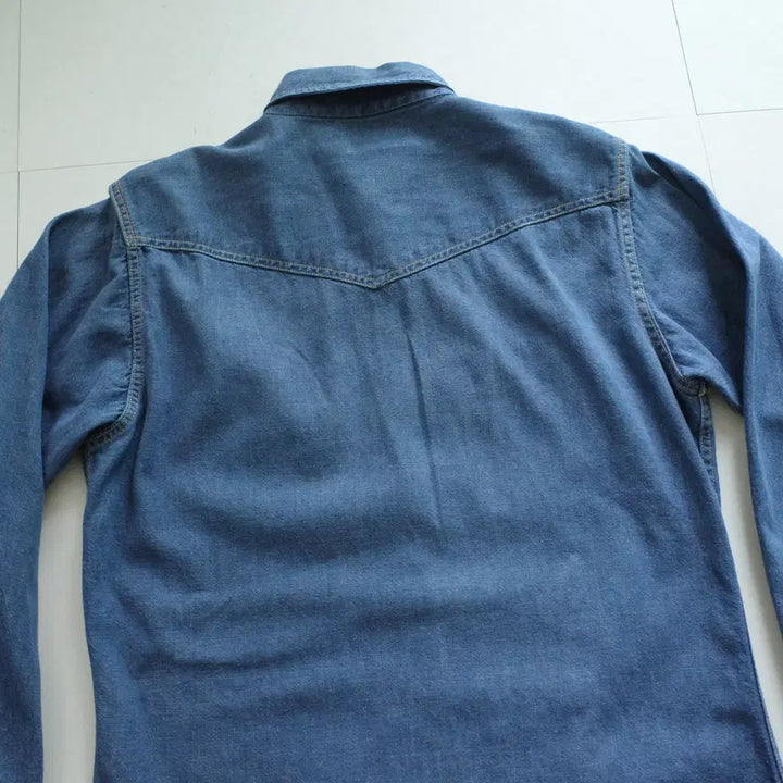 [SOLD OUT] 70s 빈티지 시어스 Sears 로벅 웨스턴 데님 셔츠 (L)