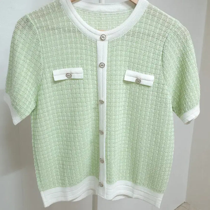 [SOLD OUT] 새상품 비스코스 트위드 니트