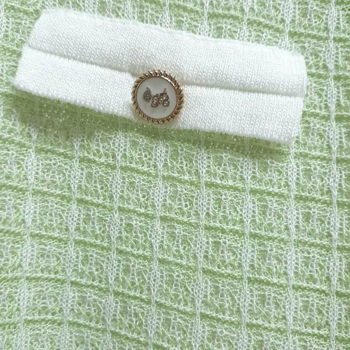 [SOLD OUT] 새상품 비스코스 트위드 니트