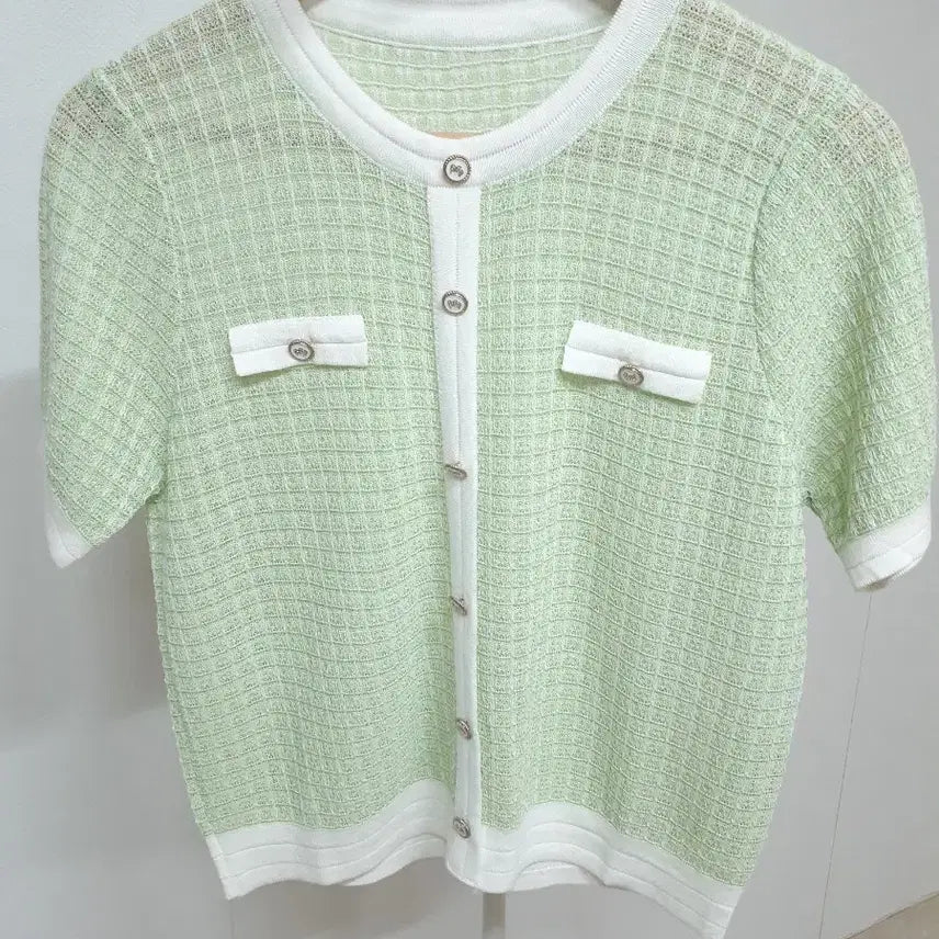 [SOLD OUT] 새상품 비스코스 트위드 니트