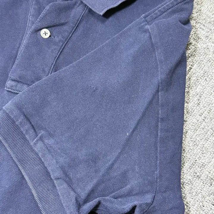[SOLD OUT] 빈티지 폴로카라 반팔티 (Navy) | 총기장 수선