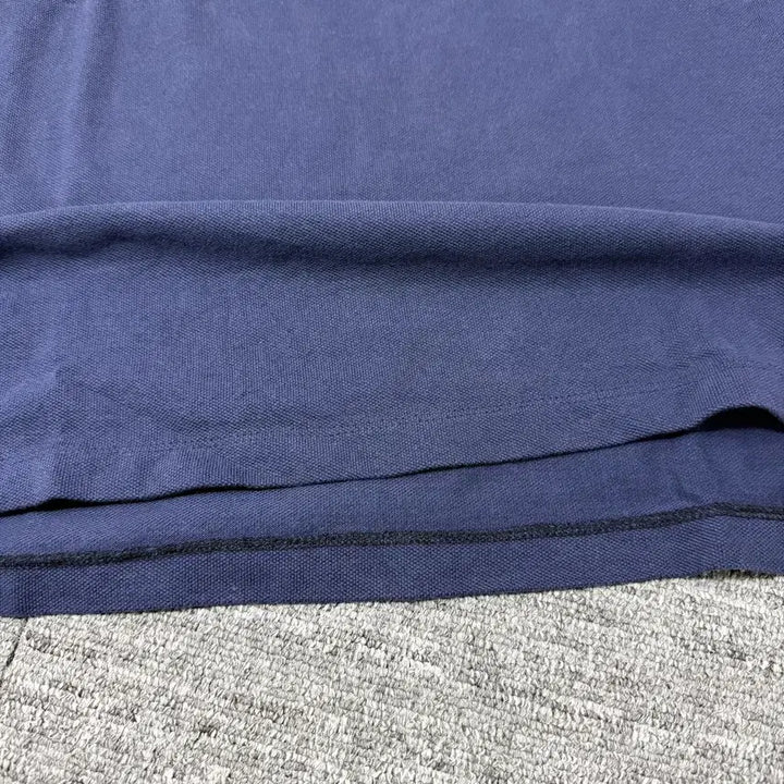 [SOLD OUT] 빈티지 폴로카라 반팔티 (Navy) | 총기장 수선