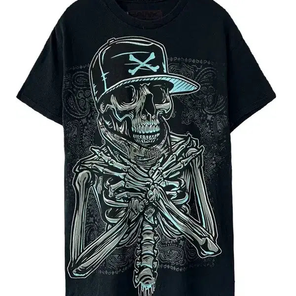 [BUNJANG] Tonyhawk Skull Graphic T-shirt / [XS] TONYHAWK 스컬그래픽 반팔티