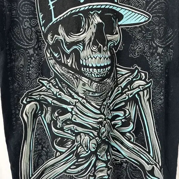[BUNJANG] Tonyhawk Skull Graphic T-shirt / [XS] TONYHAWK 스컬그래픽 반팔티