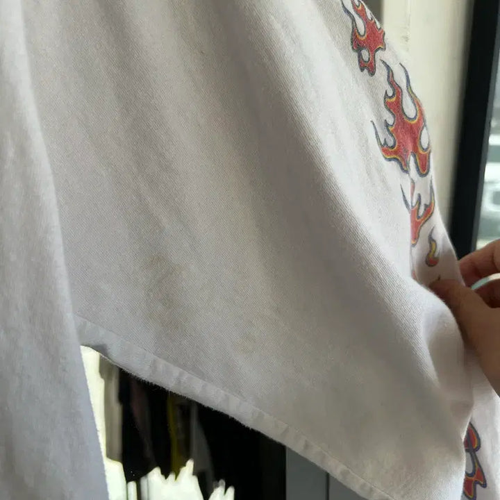 [BUNJANG] Harley Davidson Flame Long Sleeve Shirt / 00s 할리데이비슨 플레임 롱슬리브