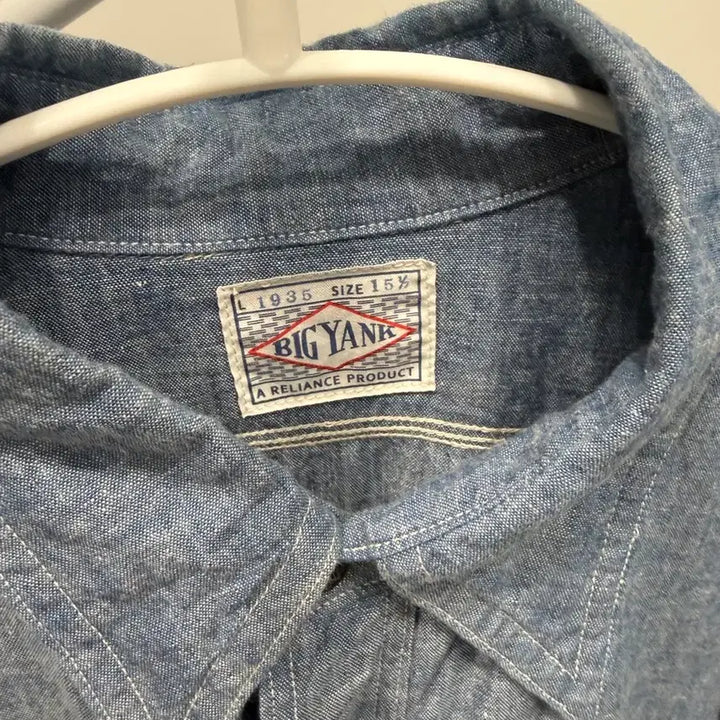 [SOLD OUT] 빅얀크 1935 오리지널 샴브레이 인디고 15H