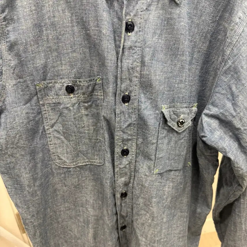 [SOLD OUT] 빅얀크 1935 오리지널 샴브레이 인디고 15H
