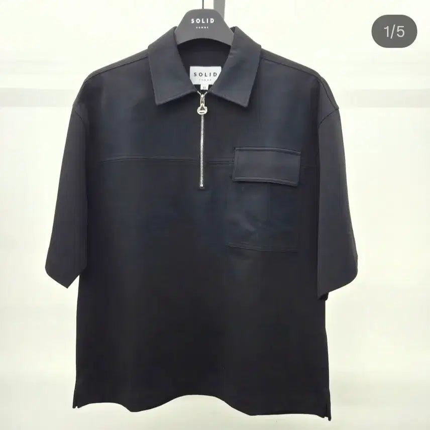 [SOLD OUT] 솔리드옴므 반집업 카라티 52