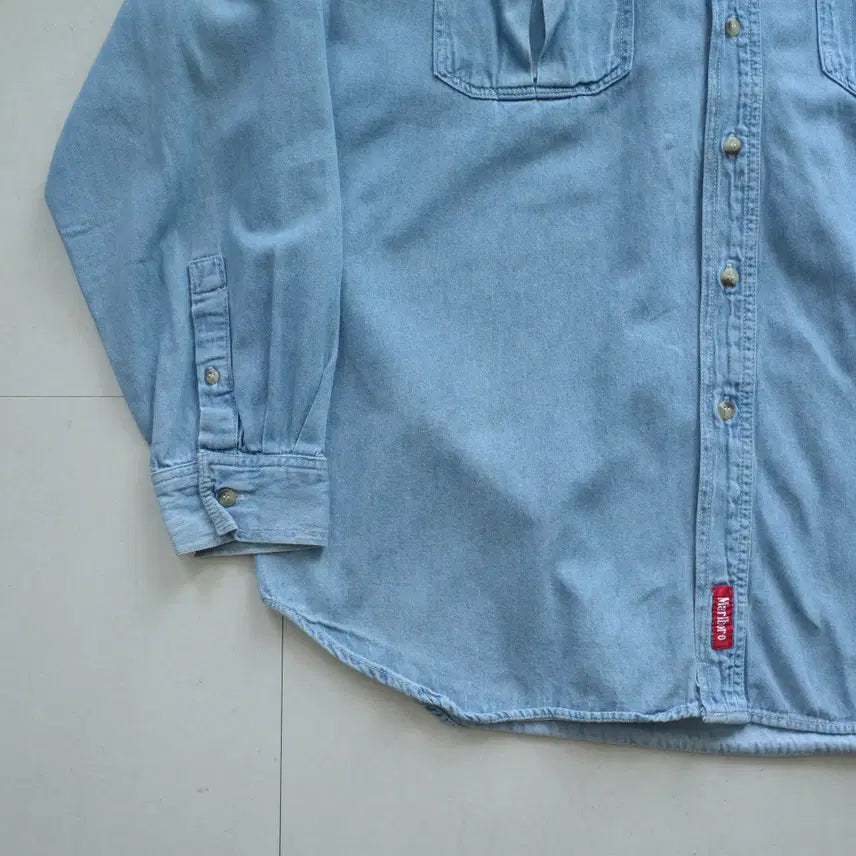[SOLD OUT] 90s 말보로 컨트리 스토어 빈티지 데님 셔츠 (XL)