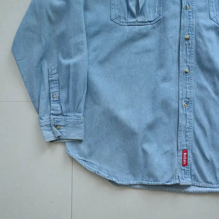 [SOLD OUT] 90s 말보로 컨트리 스토어 빈티지 데님 셔츠 (XL)
