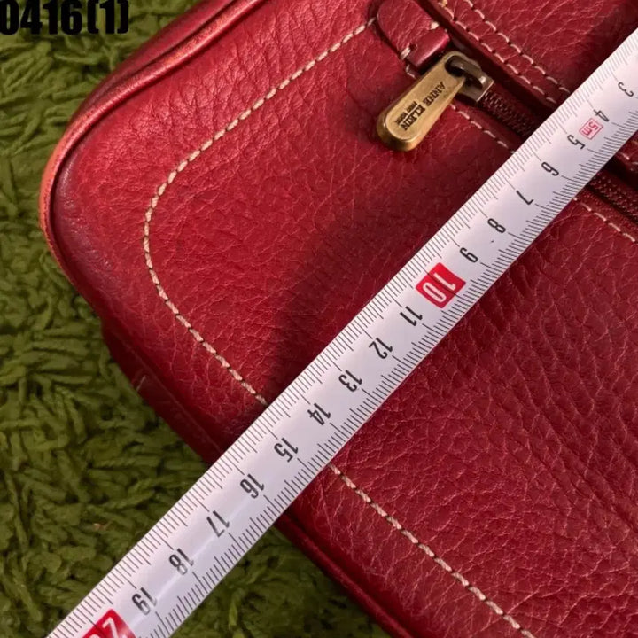 [BUNJANG] Anne Klein Red Shoulder Bag / 앤클라인 레드 숄더백 가방