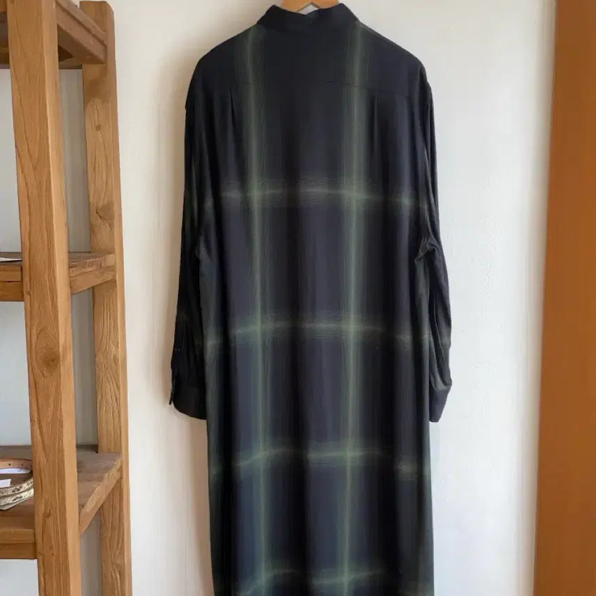 [BUNJANG] LAD MUSICIAN Twill Ombre Check Long Shirt / 라드뮤지션 트윌 옴브레 체크 롱셔츠