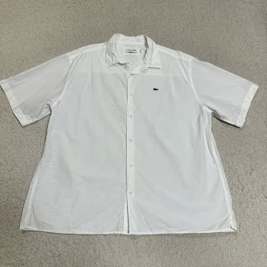 [SOLD OUT] 라코스테 반팔 셔츠 화이트 xl 110