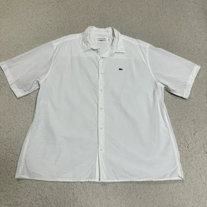 [SOLD OUT] 라코스테 반팔 셔츠 화이트 xl 110