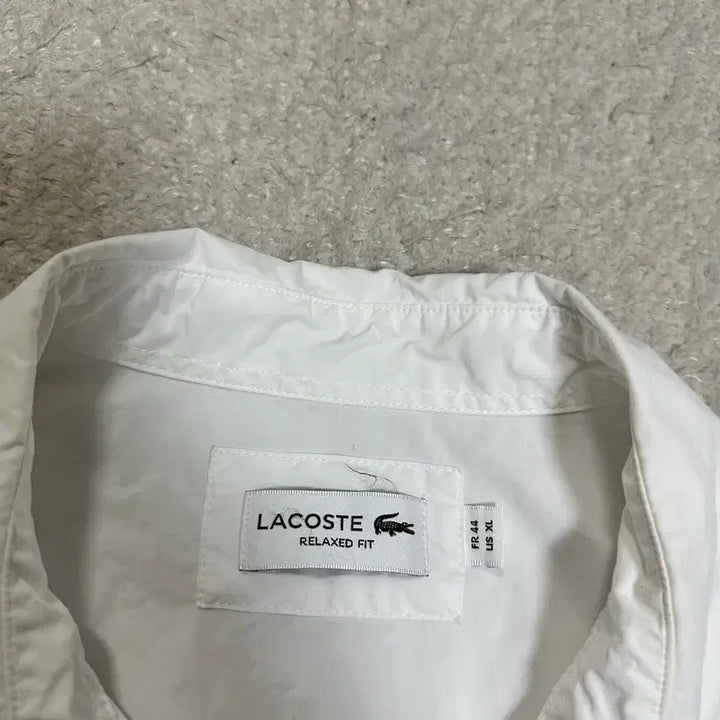 [SOLD OUT] 라코스테 반팔 셔츠 화이트 xl 110