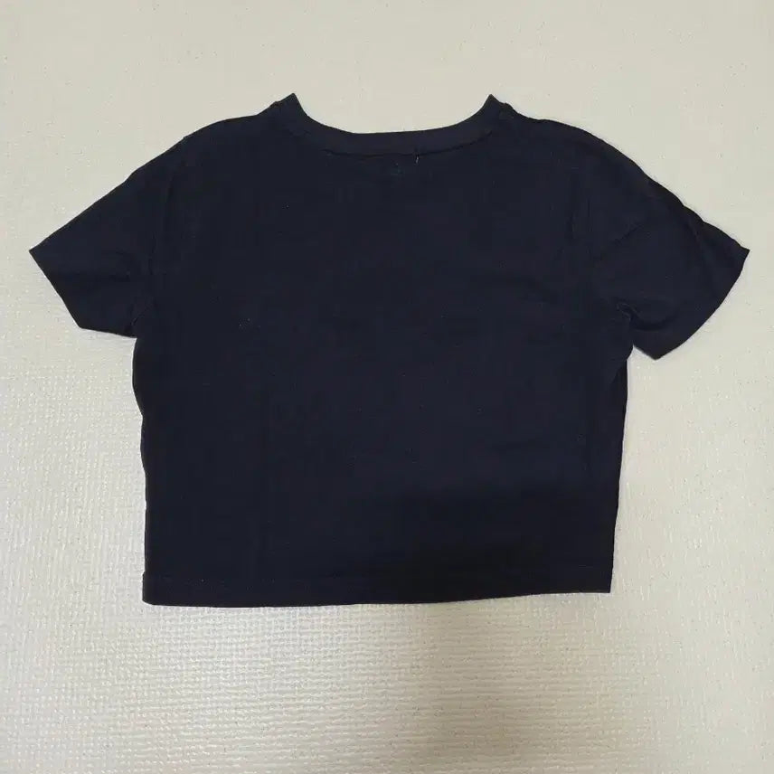 [BUNJANG] Musinsa Spao Crop Top Navy / 무신사 스파오 크롭티 네이비
