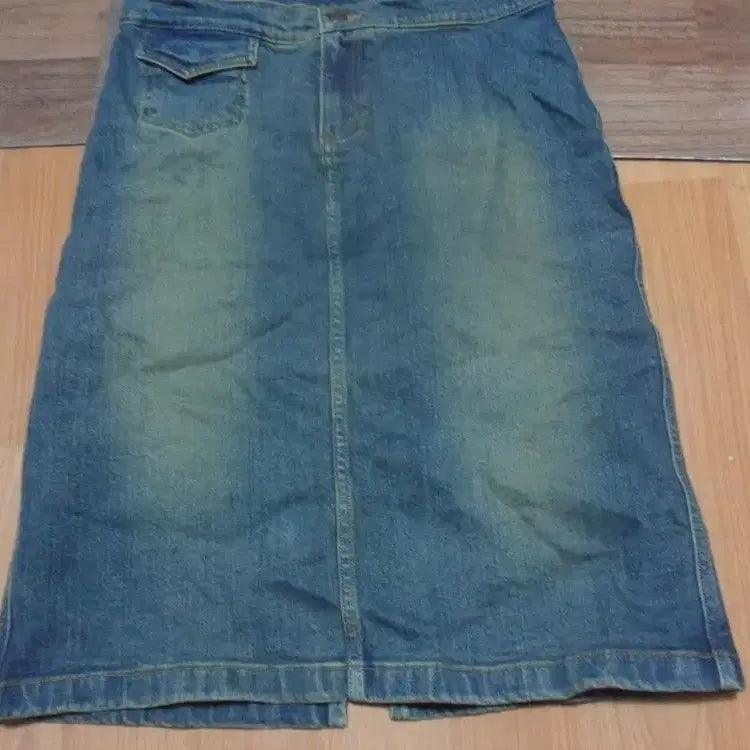 [BUNJANG] Polo Ralph Lauren Denim Midi Skirt / 6천원구제 폴로랄프로렌 여성 청치마 스커트 미디스커트 스판 베-2