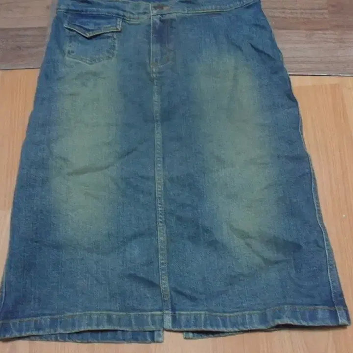 [BUNJANG] Polo Ralph Lauren Denim Midi Skirt / 6천원구제 폴로랄프로렌 여성 청치마 스커트 미디스커트 스판 베-2