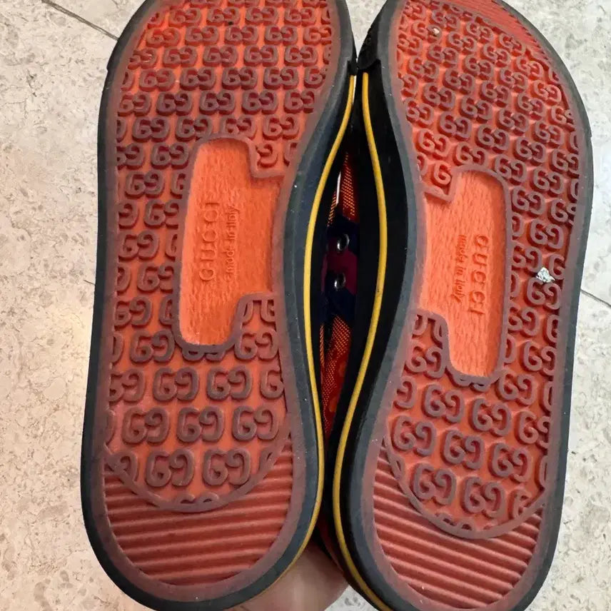 [BUNJANG] Gucci Tennis 1977 Orange Sneakers / 구찌 테니스 1977 오렌지 스니커즈