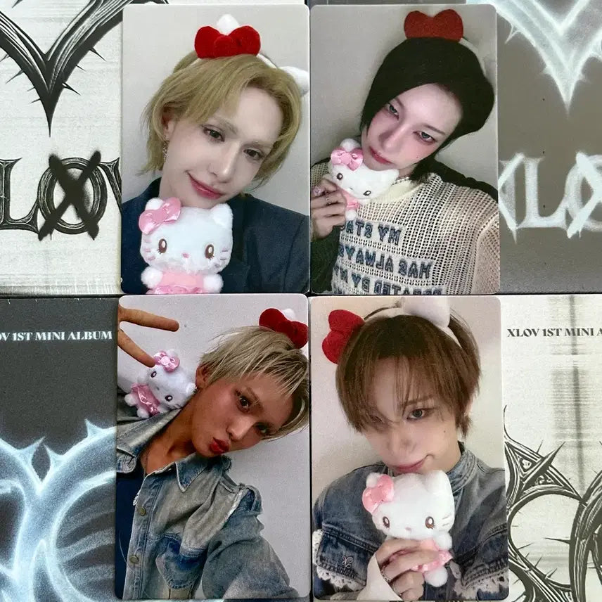 [BUNJANG] XLOV Kitty POB Set / 엑스러브 XLOV 미공포 키티 set 판매