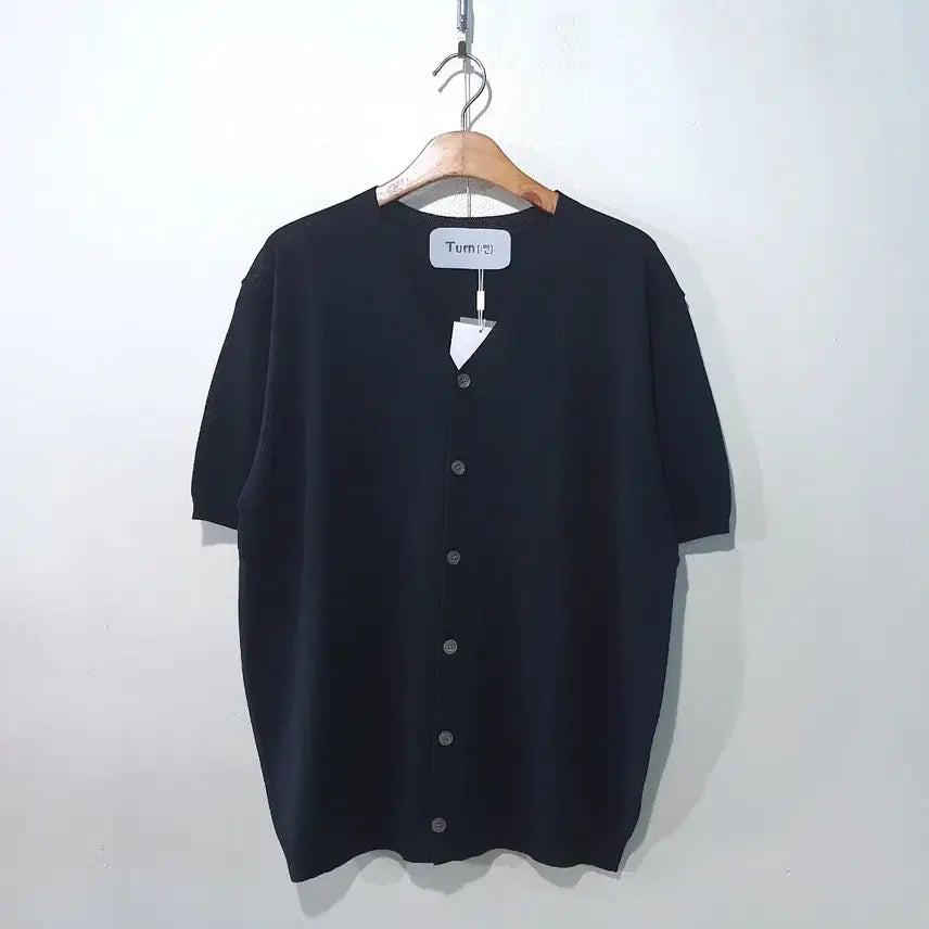 [BUNJANG] Minimal V-Neck Linen-Tencel Short Sleeve Cardigan / SS신상) 린넨 텐셀 미니멀 브이넥 반팔 가디건 5color L,XL